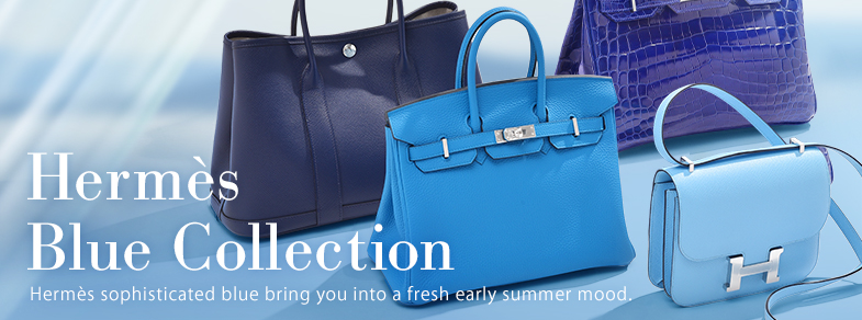 Hermès sophisticated blue bring you into a fresh early summer mood!