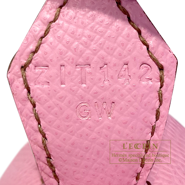 Hermes　Bolide bag 1923 25　Pink　Epsom leather　Silver hardware