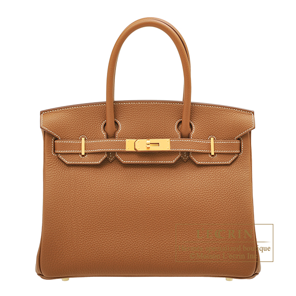 Hermes　Birkin bag 30　Gold　Togo leather　Gold hardware