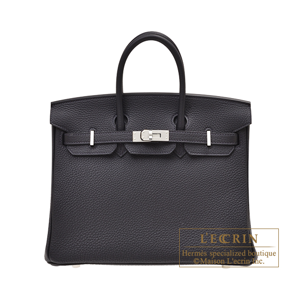 Hermes　Birkin bag 25　Caban　Togo leather　Silver hardware