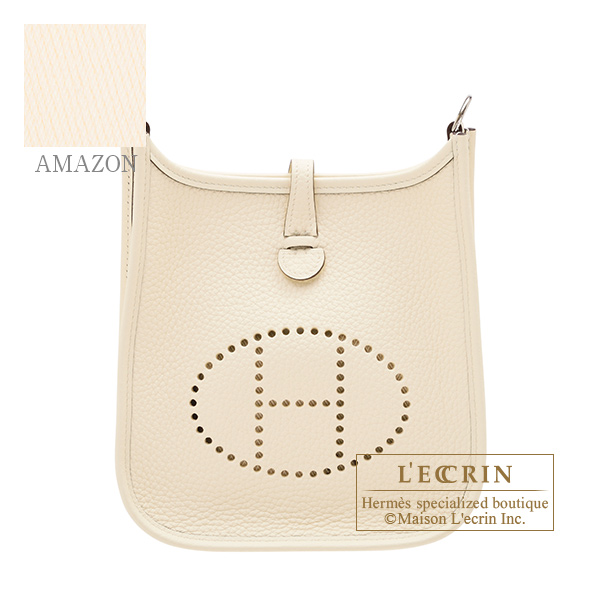 Hermes　Evelyne Amazon bag TPM　Nata　Clemence leather　Silver hardware