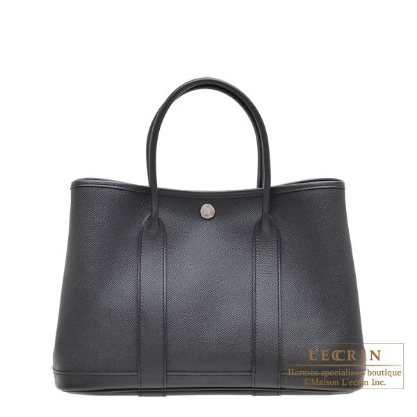 hermes garden party leather type