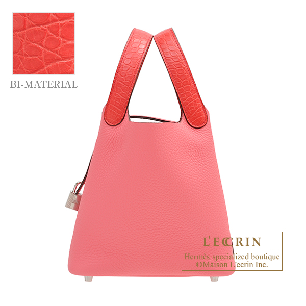 Hermes Picotin Lock Touch bag PM Rose 